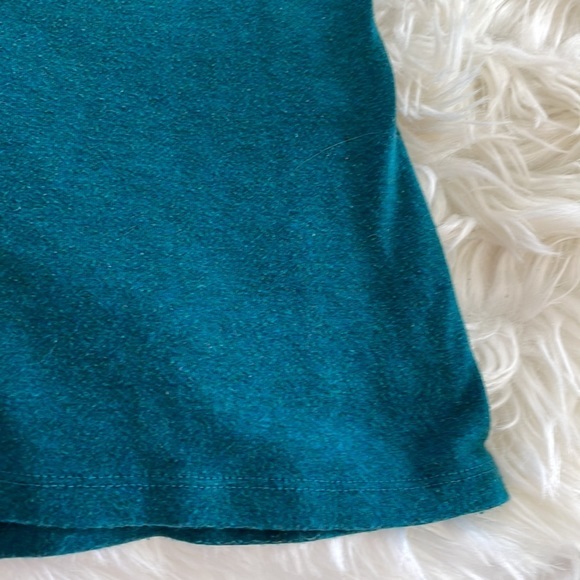 A new day target brand Aqua blue green solid long sleeve tee crew Neck sweater - Picture 7 of 17